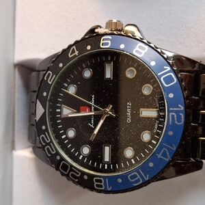 Luis Cardini NWT watches his & hers, water resistant, stainless steel (W044)